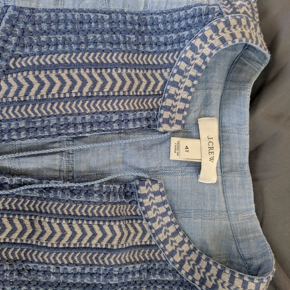 Blue Boho top